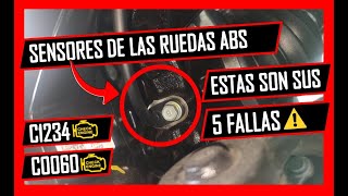 🔥5 Fallas DEL SENSOR ABS 👉SENSOR DE RUEDAS Dañado ESTO PASA⚠️ [upl. by Thgirw]