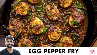 Egg Pepper Fry Recipe  Egg Pepper Masala  काली मिर्च मसाला अंडा फ्राई  Chef Sanjyot Keer [upl. by Assadah]