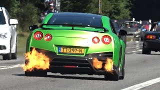 Nürburgring Cars Leaving Tankstelle Highlights 11082024  Crazy Drivers Flames Drift [upl. by Ilenna11]