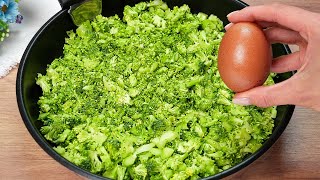 I cook this broccoli with eggs every 3 days Delicious and very simple breakfast [upl. by Cherish455]