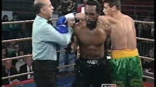 Nigel Benn vs Mauro Galvano 1 [upl. by Holder]