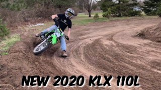 New KLX 110L amp New Track [upl. by Bryana199]