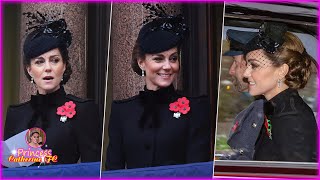 Catherine Look Extremely Radiant On The Balconies At Remembrance Sunday Princesscatherinefc [upl. by Adebayo]