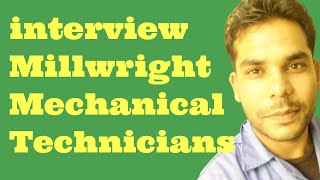 interview for millwright technician millwrigh [upl. by Guillaume]