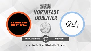 🟠⚫️ 2024 Northeast Qualifier—Game 8—WPVC 17 Armour White vs MEVC 17U Flex [upl. by Yemirej159]