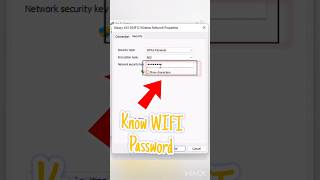 Wifi Password Kaisa Pata Chale  wifi wifipassword wifipasswordshow [upl. by Tinya]