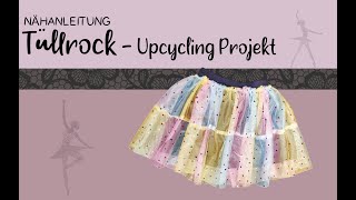 Tüllrock nähen für Kinder  Lastminute Verkleidung Rock  Thrift Flip  Nähanleitung für Anfänger [upl. by Ydroj]