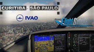 Microsoft Flight Simulator  Curitiba  São Paulo  Cirrus Vision Jet SF50 [upl. by Nommad]