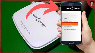 Como configurar o roteador WiFi pelo celular de um jeito fácil  Link One [upl. by Yim846]