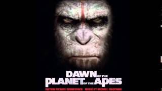 Dawn of The Planet of The Apes Soundtrack  05 Close Encounters of the Furred Kind [upl. by Kanya]