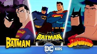 Batman amp Supermans BEST Team Ups  DC Animated Universe DCAU  dckids [upl. by Reppep885]