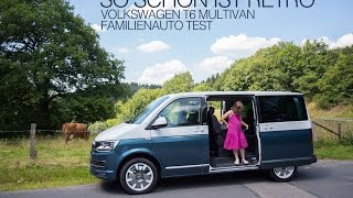 Volkswagen T6 Multivan Generation SIX  Familienauto Test [upl. by Older949]