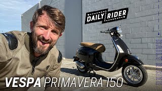 2022 Vespa Primavera 150 Review  Daily Rider [upl. by Doelling827]