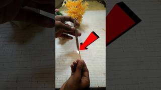 PENCIL CAN BURN OR NOT 🔥shortsviral shorts viral impossible [upl. by Ahk342]