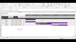Excelde İş Programı Yapıyoruz [upl. by Nitaf]