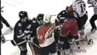 Tikkanen slashing Lindros 51897 playoffs [upl. by Yelnoc355]