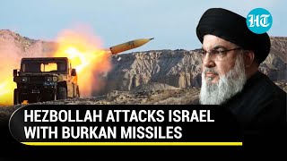 Hezbollahs Burkan Missiles Hit Israeli Army Depot Branit Barracks Up In Smoke  Watch [upl. by Obeng]