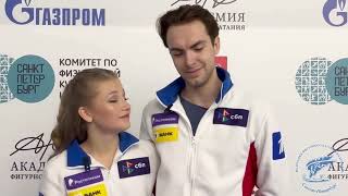 Vasilisa Kaganovskaya and Maxim Nekrasov interview at NA PaninKolemenkin Memorial 2024 [upl. by Froehlich8]