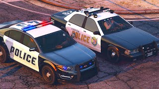 STANIER LE CRUISER vs POLICE CRUISER Side By Side Comparison GTA Online [upl. by Celine]