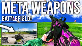 TOP 5 META Weapons in Battlefield 2042  BEST Attachments [upl. by Analli]