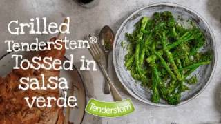 Salsa verde with griddled Tenderstem® recipe [upl. by Gehman]