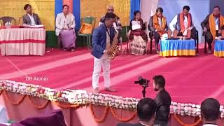 Oh jaane jaana  Saxophone Instrumental Video  Jihiskel Karjee  2nd kokrajhar literary festival [upl. by Aitselec]