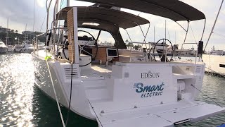 Smart Electric Sailing Yacht  2024 Dufour 530 [upl. by Rairb]