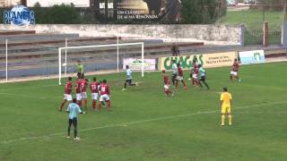 Resumo Fut11 Júniores TORREENSE 3 x 1 SACAVENENSE 201415 [upl. by Enilemme]