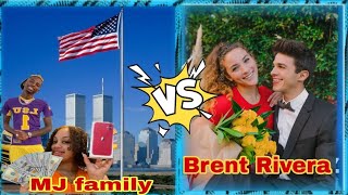 MJ family vs Brent Rivera AMP World from youngest to oldest 2024 [upl. by Annoyt]