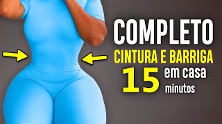 15 Min Para Perder Barriga e Afinar Cintura em 7 Dias 🔥 Treino Cardio Hiit Para Iniciantes [upl. by Arman]