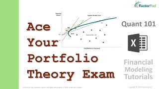 Ace your Portfolio Theory exam  MPT and CMT explained [upl. by Rehpotisrhc]