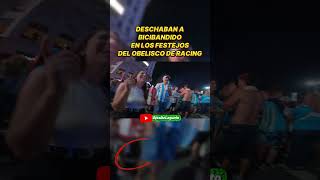 BICIBANDIDO EN EL OBELISCO 🎥 FESTEJOS RACING CLUB CAMPEÓN DE LA SUDAMERICANA 2024 [upl. by Anailuj685]