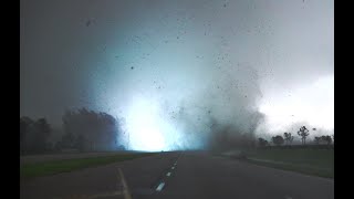 Fort Pierce FL Violent Tornado 1092024 [upl. by Haodnanehs]