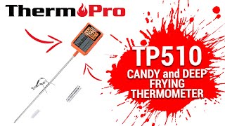 ThermoPro TP510 Waterproof Digital Candy Thermometer Introduction Video [upl. by Domonic135]