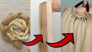 How to make a drawstring ponytail [upl. by Ainezey]