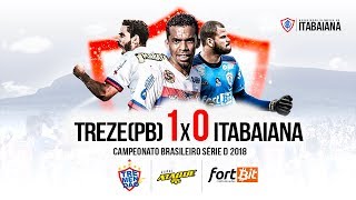 TREZE x ITABAIANA  AO VIVO  Campeonato Brasileiro Série D 2018 [upl. by Mutat994]