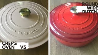 Le Creuset Chefs Oven Vs LC Round Wide Dutch Oven Le Creuset Sale Items This or That July 2023 [upl. by Irihs]