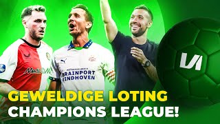 Geweldige loting Champions League amp Ajax overtuigt met Weghorst op tribune  VI Rondje Europa [upl. by Hoseia276]