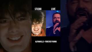 Alphaville Forever young Studio version vs live performance [upl. by Palmore]