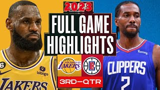 Los Angeles Lakers vs Los Angeles Clippers Highlights 3rdQTR  Nov 2  2023 NBA Regular Season [upl. by Ymeraj282]