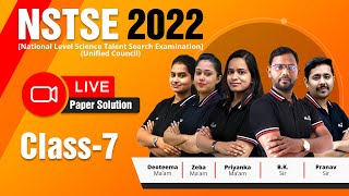 Class 7th NSTSE 202223 Live Paper Solution  NSTSE Answer key and Paper Analysis [upl. by Aylsworth]