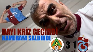 DAYI SİNİR KRİZİ GEÇİRDİ  ALANYASPOR TRABZONSPOR MAÇINA TEPKİ VERDİK [upl. by Anya217]