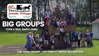 Large Groups Have a Blast at The Amish Village  Authentic Amish Experience for Buses amp Groups [upl. by O'Malley]