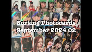 Kpop Photocard sorting September 2024 02 [upl. by Susumu]