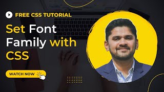 How to Set Font Family in CSS  fontfamily property  Amit Thinks  2022 [upl. by Kentiga]