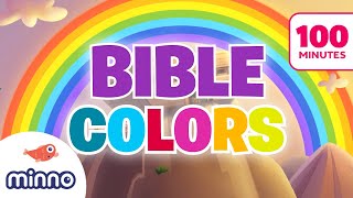 Learn COLORS with the Bible PLUS 90 Minutes of Bible Stories for Kids  Christian Toddler Learning [upl. by Cesar]