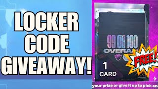 I OPEN THE FREE RARE 99 OR 100 OVERALL LOCKER CODE GIVING AWAY CODES IN NBA2K24 MyTeam [upl. by Chaiken]