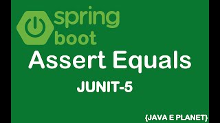 How to use Assert Equals in JUNIT5  JUNIT5  java junit javaeplanet5250 [upl. by Yenffit783]