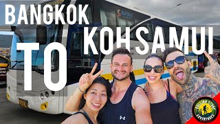 ULTIMATE GUIDE TO VIP BUS amp SEATRAN FERRY Mochit 2 to Koh Samui  Travel Tips Tickets  Bangkok [upl. by Coney]