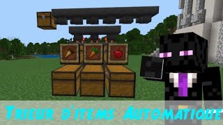 Tuto TRIEUR DITEMS AUTOMATIQUE Minecraft Bedrock amp Java [upl. by Quartana]